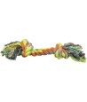 Trixie Touw Oranje / Lime / Grijs 40 CM 3 ST