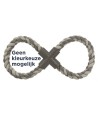 Trixie Dubbel-Trekspeeltje 8 Vormig Flostouw  Assorti 35 CM 3 ST