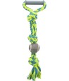 Trixie Flostouw Met Handvat En Hondvriendelijke Tennisbal Blauw/Groen 50X6X6 CM 3 ST