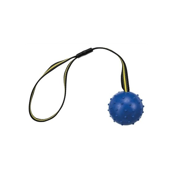Trixie Natuurrubber Bal Aan Rubberen Singelband Assorti 35X6X6 CM 3 ST