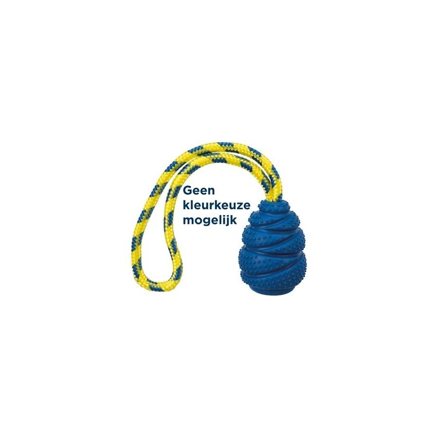 Trixie Natuurrubber Jumper Aan Koord Drijvend Assorti 25X7 CM 3 ST