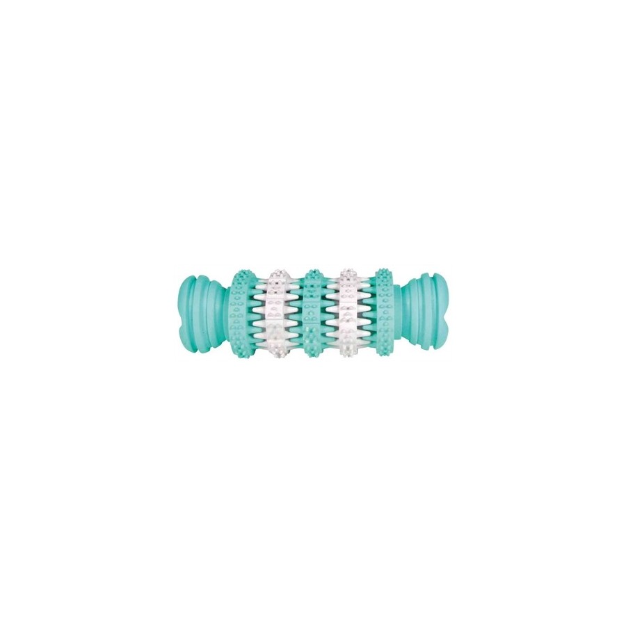 Trixie Denta Fun Natuurrubber Bot Met Muntsmaak 11 CM 3 ST