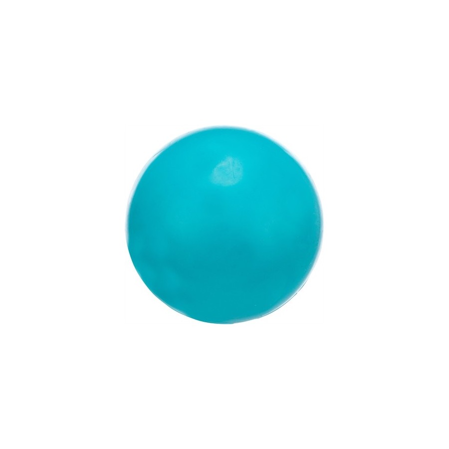 Trixie Natuurrubber Bal Zonder Geluid Blauw 8 CM 3 ST