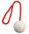 Trixie Natuurrubber Bal Aan Koord Assorti 30X7X7 CM 3 ST