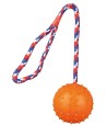 Trixie Natuurrubber Bal Aan Koord Assorti 30X7X7 CM 3 ST