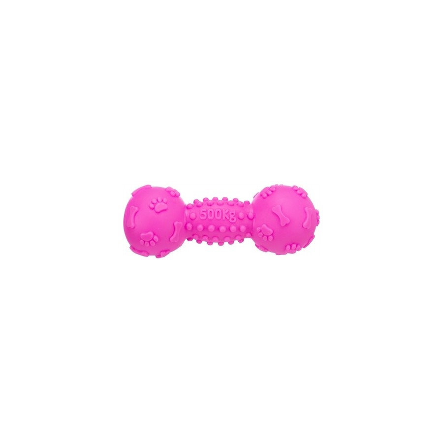 Trixie Vinyl Halter Met Geluid Roze 19 CM 3 ST