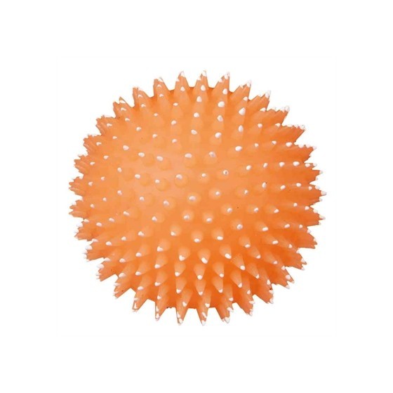 Trixie Egelbal Fluoriserend Vinyl Met Geluid Assorti 10X10X10 CM 3 ST