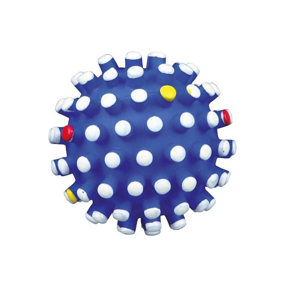 Trixie Vinyl Egelbal Met Geluid Assorti 6X6X6 CM 4 ST