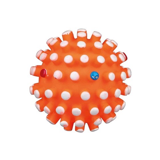 Trixie Vinyl Egelbal Met Geluid Assorti 6X6X6 CM 4 ST