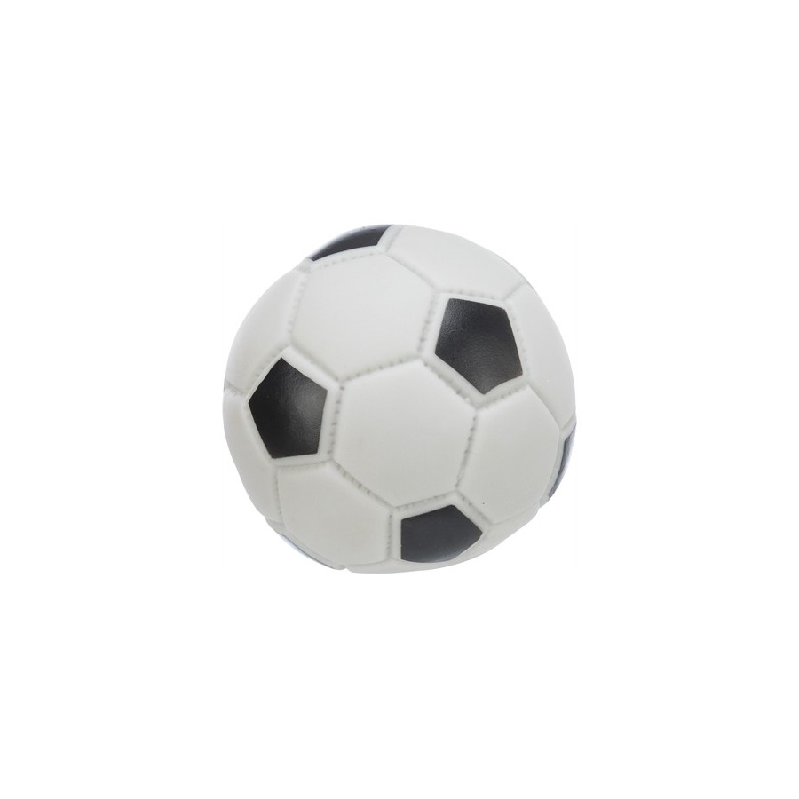 Trixie Voetbal Vinyl Zwart / Grijs 10X10X10 CM 3 ST