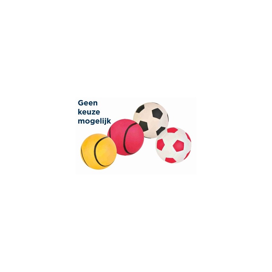 Trixie Drijvende Schuimrubber Bal Assorti 5,5X5,5X5,5 CM 4 ST