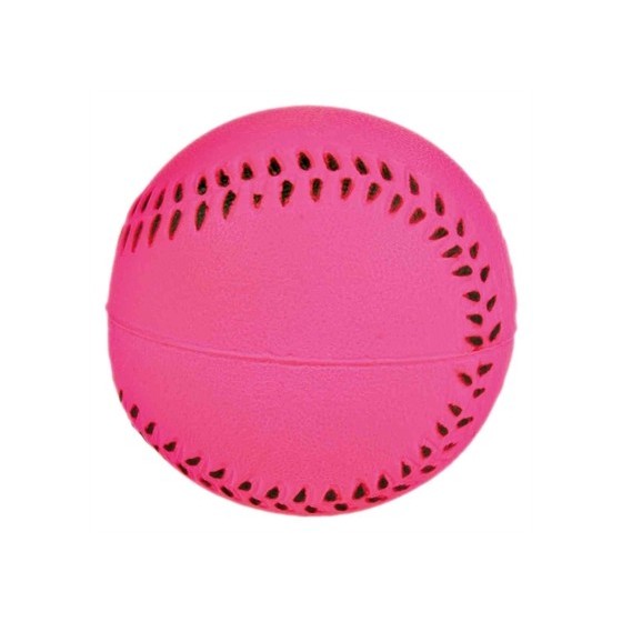Trixie Drijvende Schuimrubber Neon Bal Assorti 6X6X6 CM 24 ST
