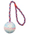 Trixie Natuurrubber Bal Aan Koord Assorti 30X6X6 CM 24 ST
