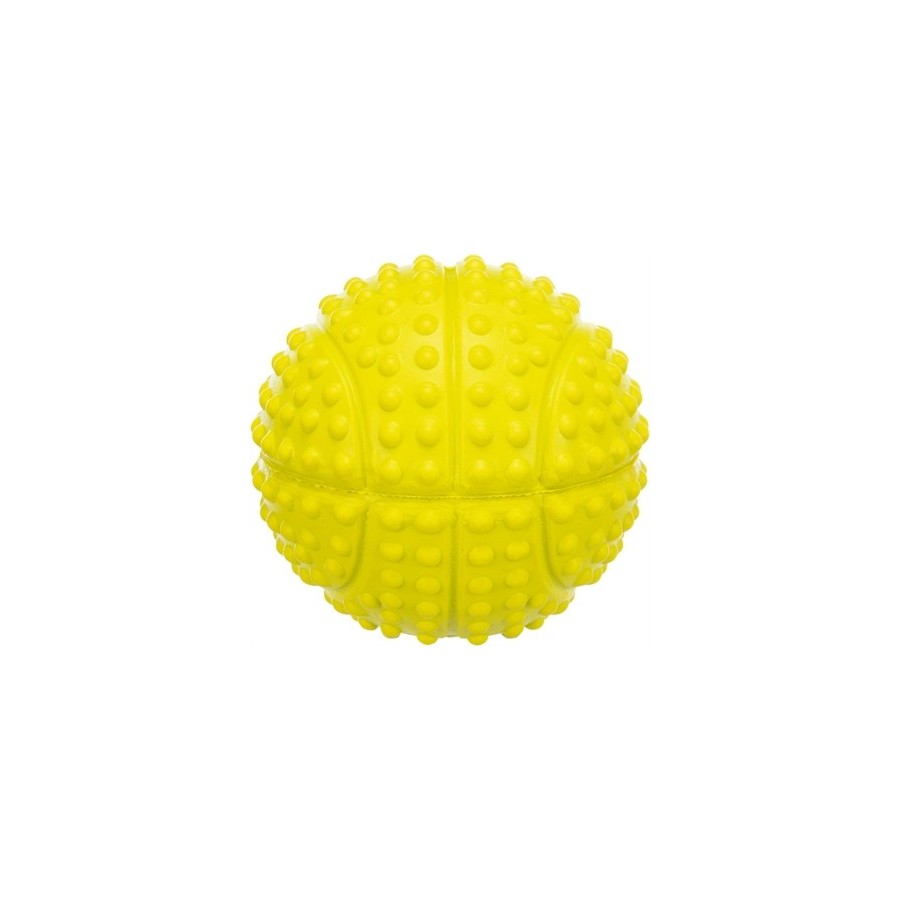 Trixie Natuurrubber Sportbal Diverse Lime 5,5X5,5X5,5 CM 4 ST
