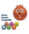 Trixie Latex Face Bal Met Geluid Assorti 6X6X6 CM 12 ST