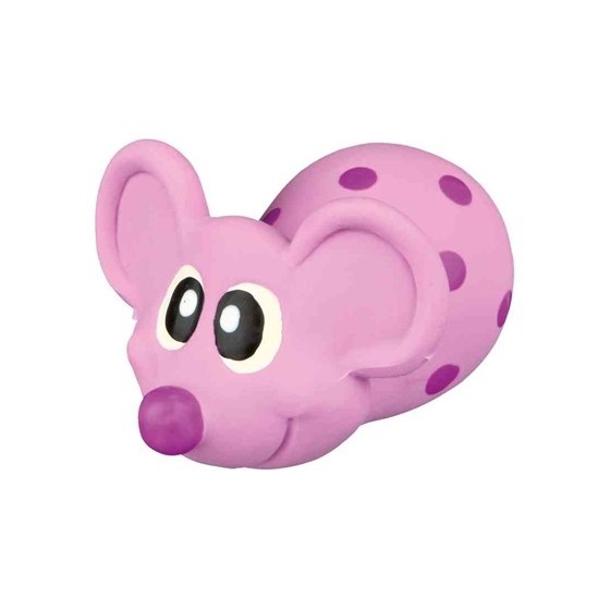 Trixie Latex Muis Met Geluid Assorti 8 CM 4 ST
