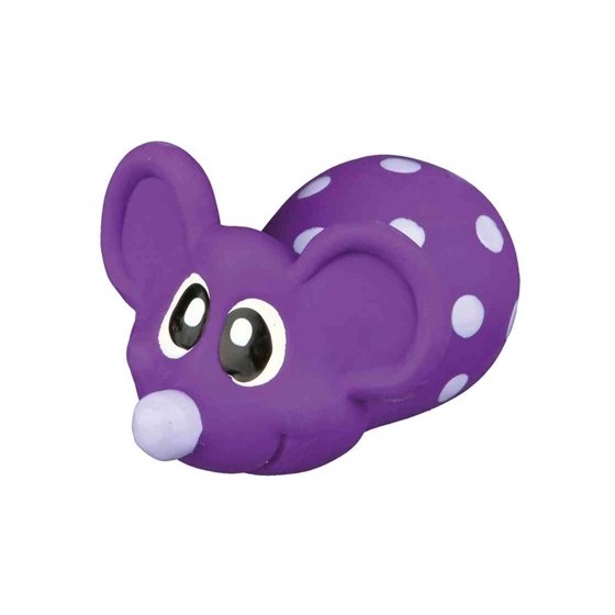 Trixie Latex Muis Met Geluid Assorti 8 CM 4 ST