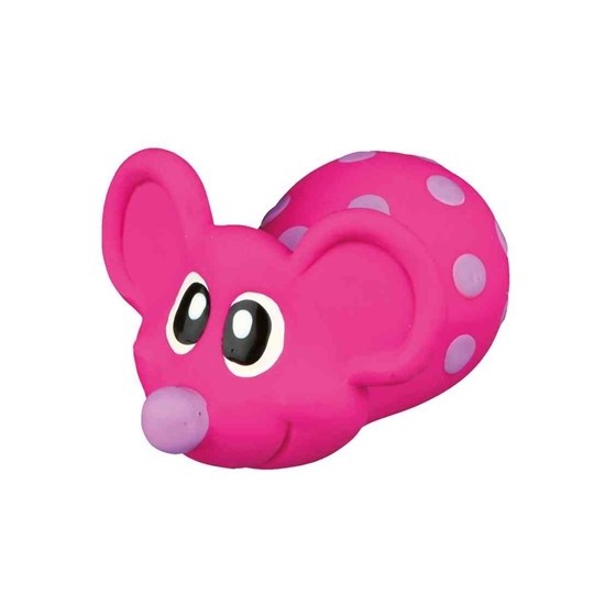 Trixie Latex Muis Met Geluid Assorti 8 CM 4 ST