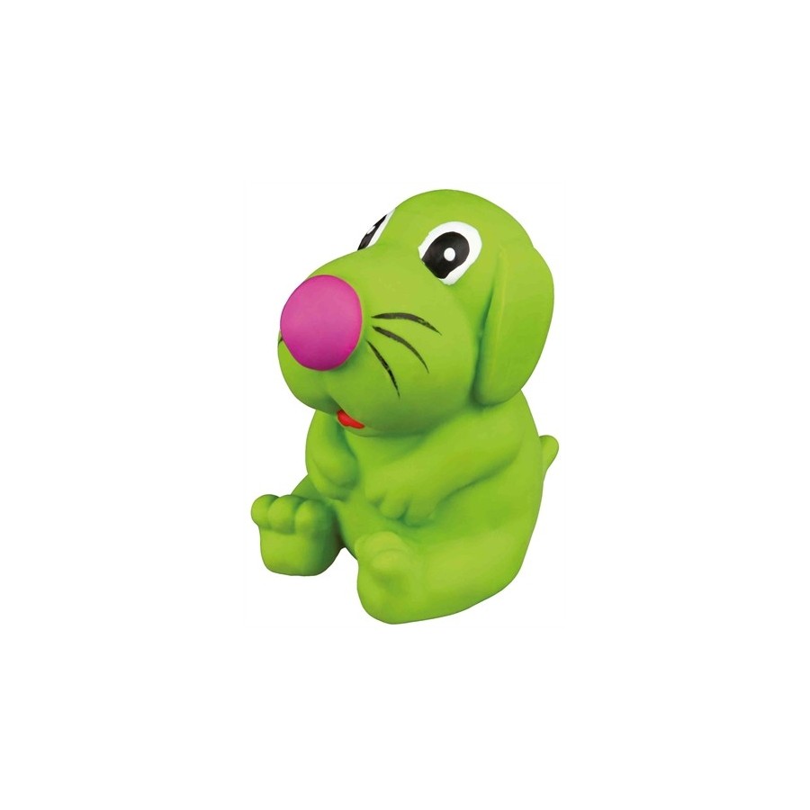 Trixie Latex Hond Met Geluid Lime 8 CM 4 ST