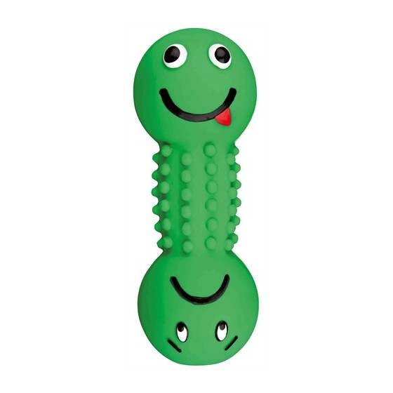 Trixie Latex / Polyestervlies Smiley-Halter Met Geluid Assorti 19 CM 3 ST