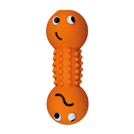Trixie Latex / Polyestervlies Smiley-Halter Met Geluid Assorti 19 CM 3 ST