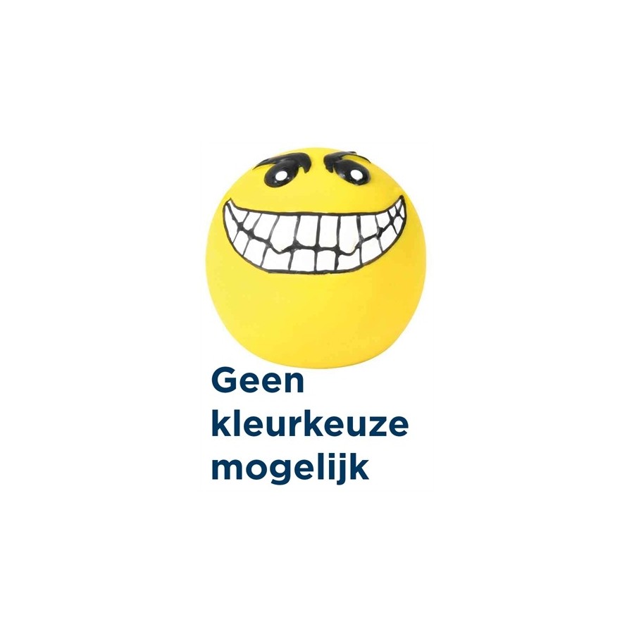 Trixie Latex / Polyestervlies Smiley Met Geluid Assorti 6X6X6 CM 4 ST