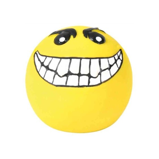 Trixie Latex / Polyestervlies Smiley Met Geluid Assorti 6X6X6 CM 4 ST