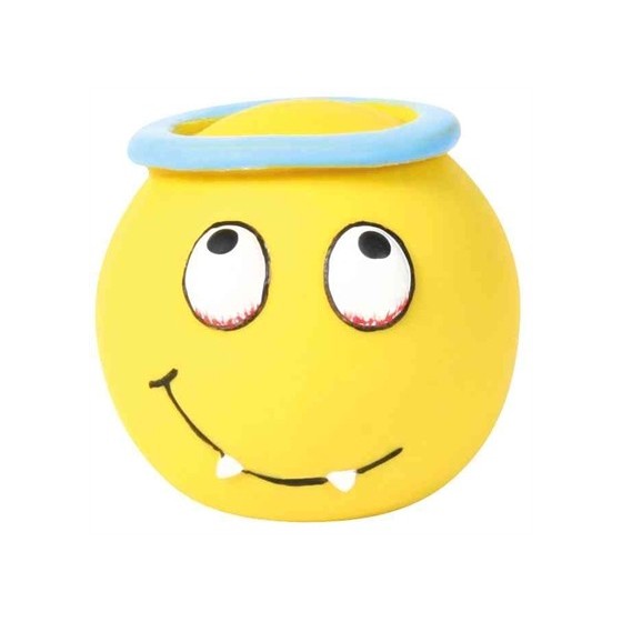 Trixie Latex / Polyestervlies Smiley Met Geluid Assorti 6X6X6 CM 4 ST