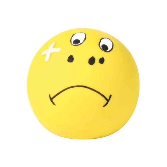 Trixie Latex / Polyestervlies Smiley Met Geluid Assorti 6X6X6 CM 4 ST