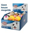 Trixie Latex / Polyestervlies Baldier Met Geluid Assorti 6X6X6 CM 24 ST