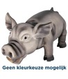Trixie Latex / Polyestervlies Varken Met Dierengeluid  Assorti 17 CM 3 ST