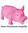 Trixie Latex / Polyestervlies Varken Met Dierengeluid  Assorti 21 CM 3 ST