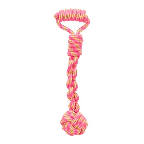 Trixie Knoopbal Aan Touw Assorti 38X8X8 CM 3 ST