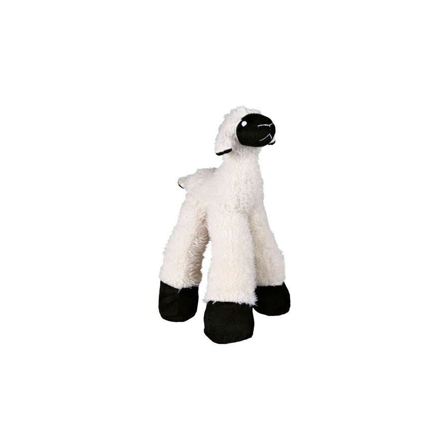 Trixie Pluche Langbeen Schaap Met Geluid En Ratel 30 CM 2ST