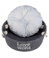Trixie Mand Lian Rond Antraciet 45X45X20 CM
