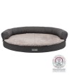 Trixie Vital Sofa Bendson Orthopedisch Ovaal Donkergrijs / Lichtgrijs 100X80X25 CM
