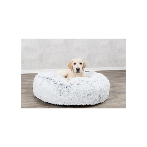 Trixie Kussen Harvey Rond Wit / Zwart 80X80X22 CM
