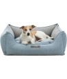 Trixie Hondenmand Lona Hoekig Lichtblauw/Grijs 80X60X27 CM
