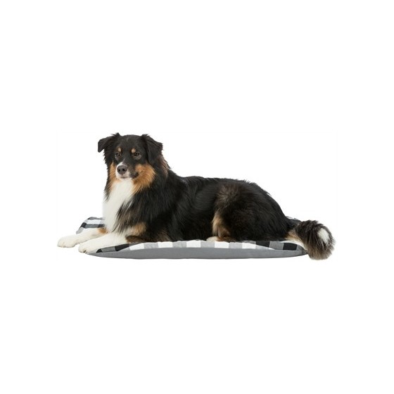 Trixie Kussen Scoopy Ovaal Zwart / Wit / Grijs 70X47X4 CM