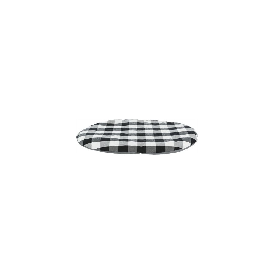 Trixie Kussen Scoopy Ovaal Zwart / Wit / Grijs 54X35X6 CM