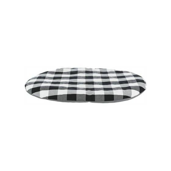 Trixie Kussen Scoopy Ovaal Zwart / Wit / Grijs 44X31X4 CM
