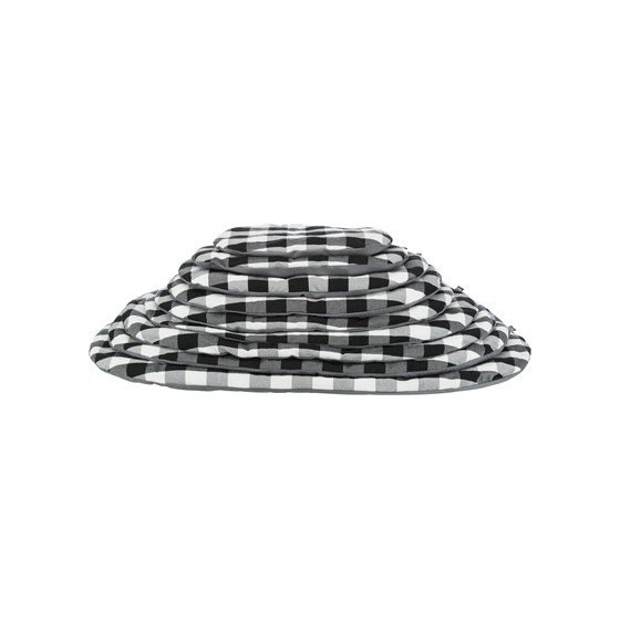 Trixie Kussen Scoopy Ovaal Zwart / Wit / Grijs 44X31X4 CM