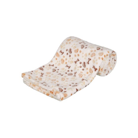 Trixie Deken Lingo Softfleece Wit / Beige 150X100X2 CM
