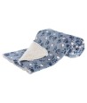 Trixie Deken Tammy Blauw / Beige 100X70X2CM