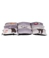 Trixie Kussen Patchwork Cat Grijs 55X45X7 CM