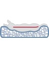 Trixie Vital Hondenmand Noah Hoekig Lichtgrijs 100X70X20 CM