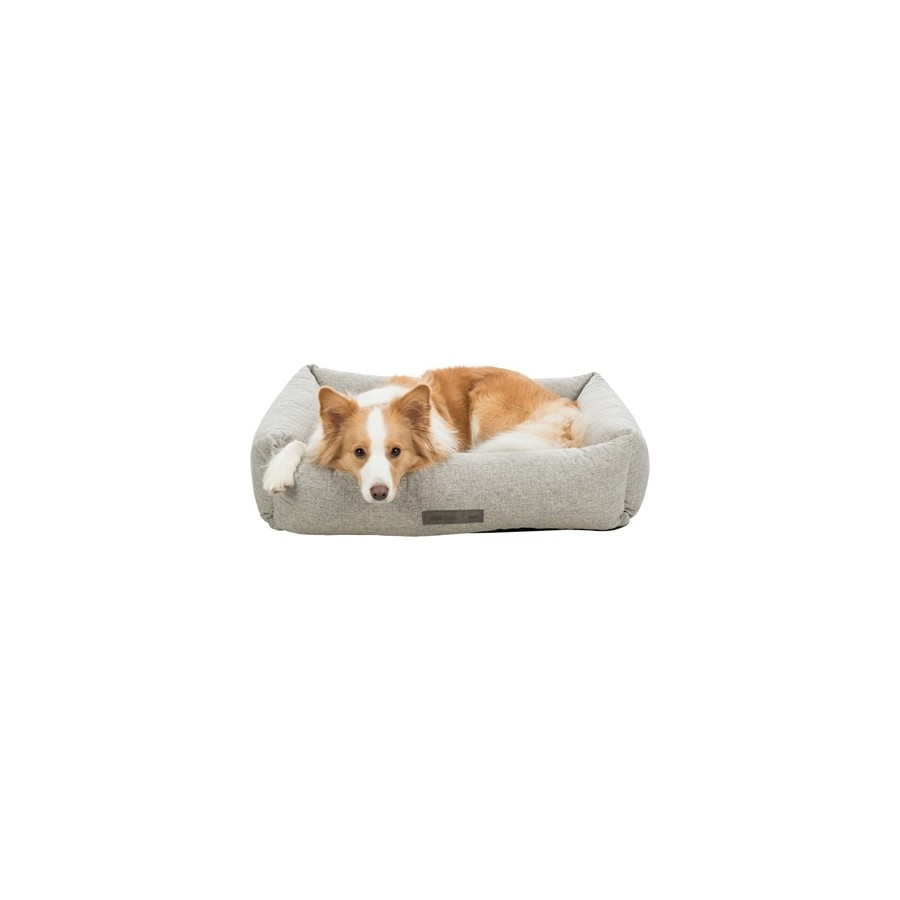Trixie Vital Hondenmand Noah Hoekig Lichtgrijs 80X60X20 CM