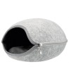 Trixie Relax-Iglo Luna Vilt Lichtgrijs 58X58X20 CM