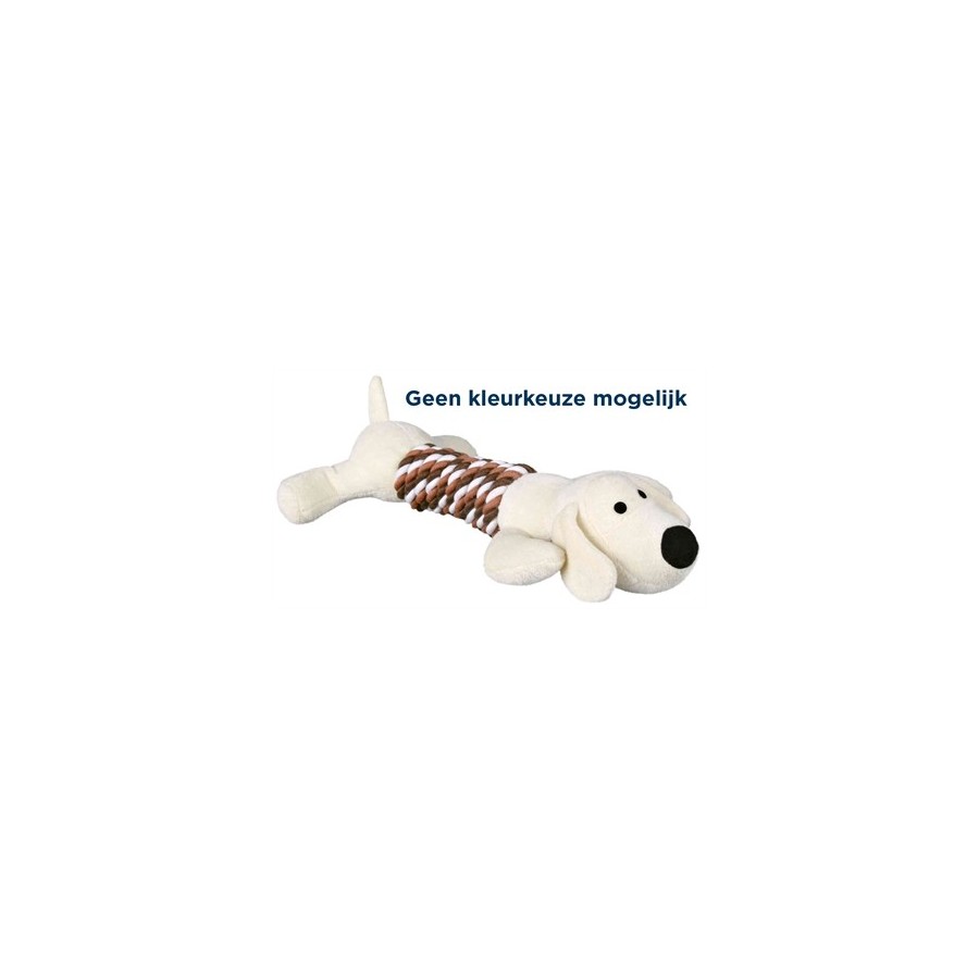 Trixie Pluche Dier Met Touwe En Geluid Assorti 32 CM 3 ST