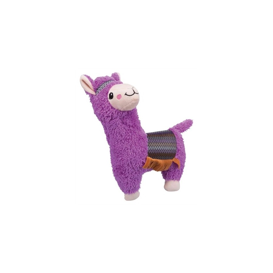 Trixie Pluche Alpaca Met Geluid Paars 31 CM 2 ST
